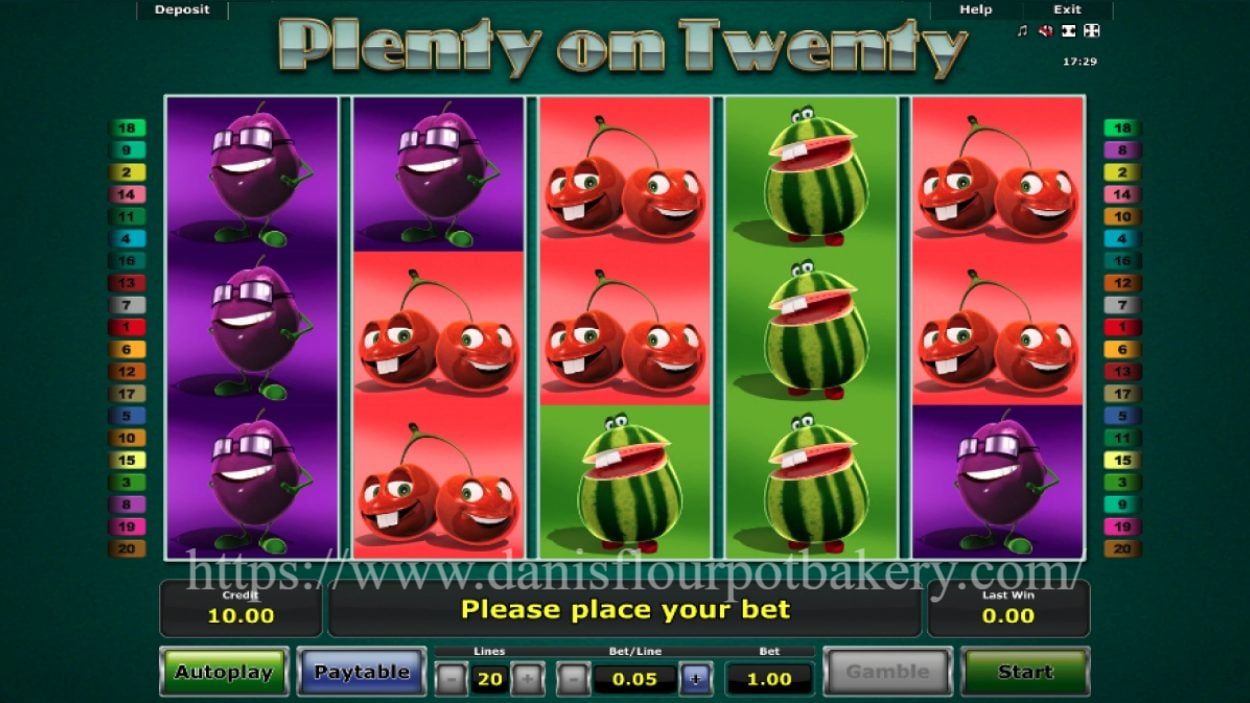 Plenty on Twenty: Slot Lucu dengan Karakter Buah Menggemaskan